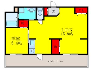 セントラルコ－ト・アイの物件間取画像